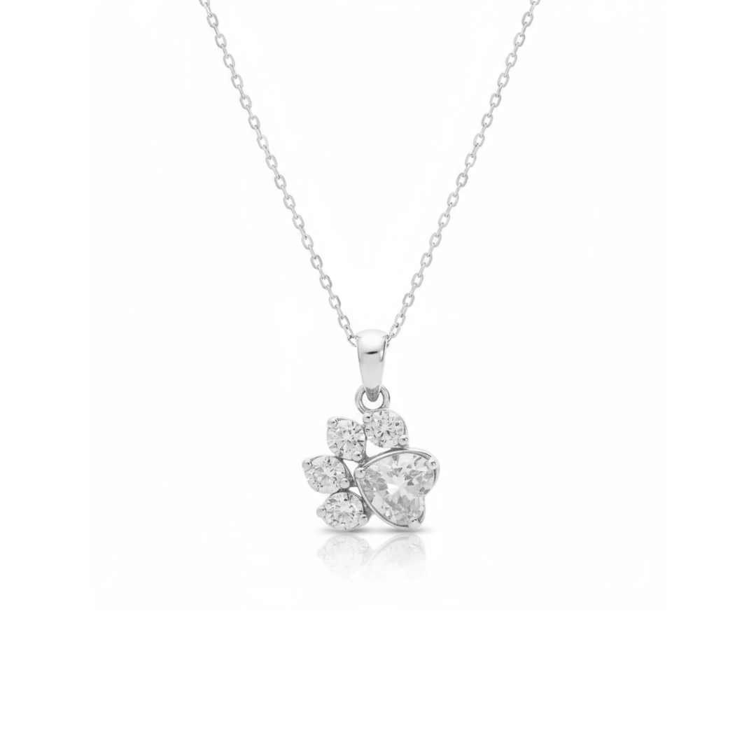 Bloom Necklace — Silver Tone